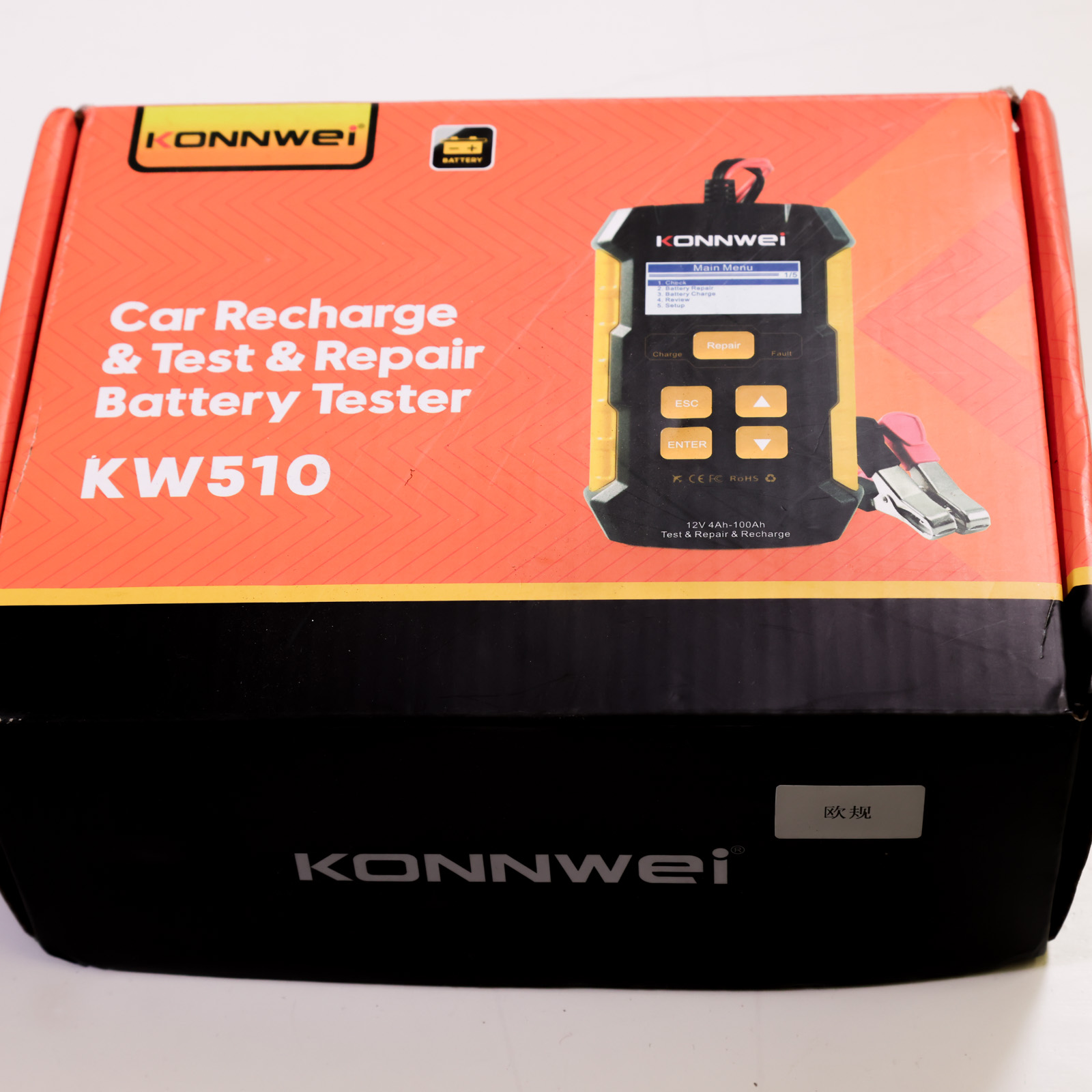KONNWEI KW510 akkutesteri